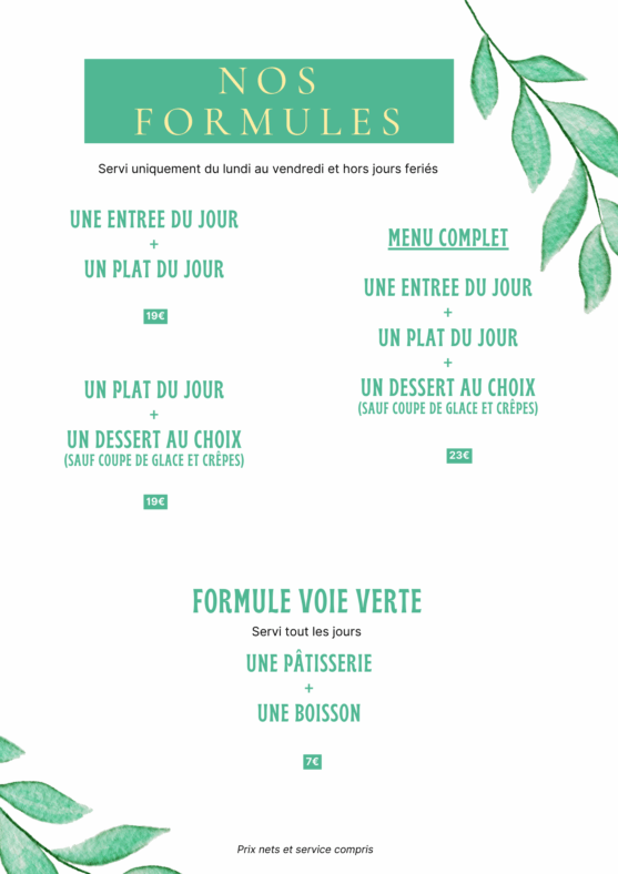 LES FORMULES