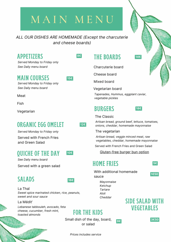 MAIN MENU